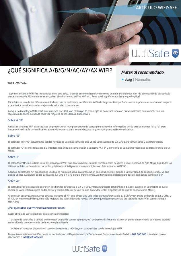 ¿Qué significa a/b/g/n/ac/ay/ax WiFi?