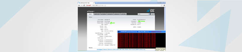 Acceso desde PC#1 a Airrouter