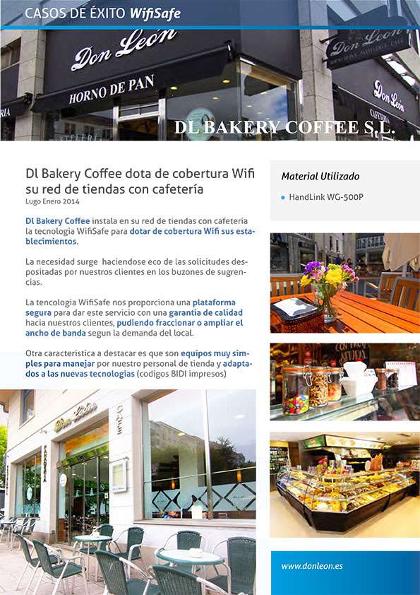 PDF caso de éxito WIFI Dl Bakery Coffee tiendas con cafetería