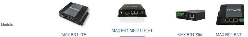 Comparativa MAX de Peplink