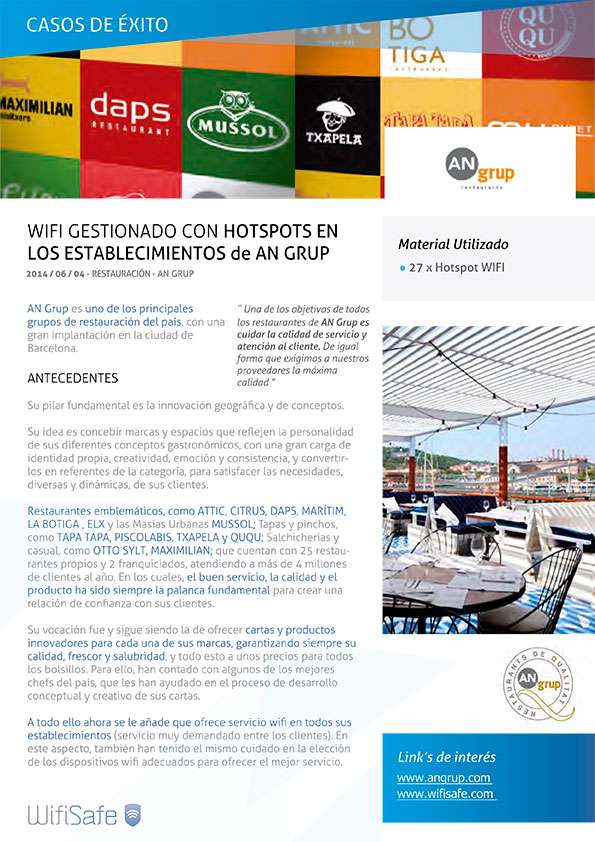 HotSpots WIFI en AN Group