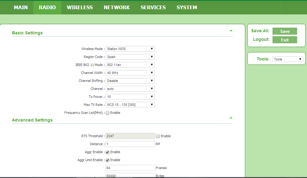 Manual de configuración  WDS con equipos de Wisnetworks