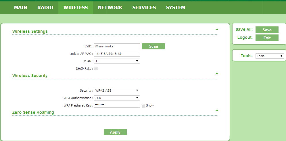 Manual de configuración  WDS con equipos de Wisnetworks