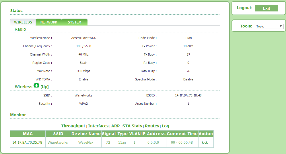 Manual de configuración  WDS con equipos de Wisnetworks