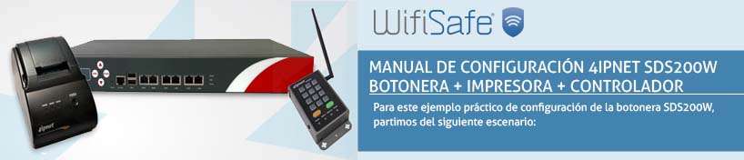Manual de configuración 4IPnet SDS200W Botonera + Impresora + Controlador