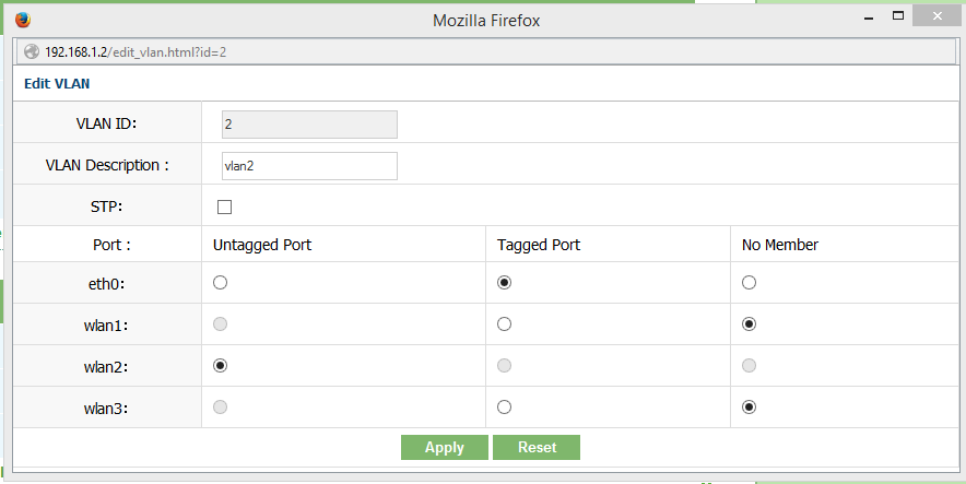 Configuración de VLAN's (Múltiple SSID con marcado VLAN) con equipos Wisnetworks en modo AP