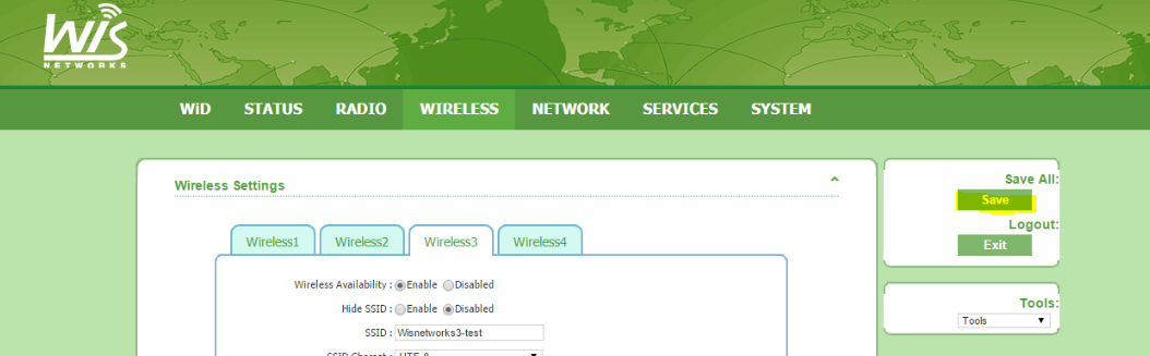 Configuración de VLAN's (Múltiple SSID con marcado VLAN) con equipos Wisnetworks en modo AP