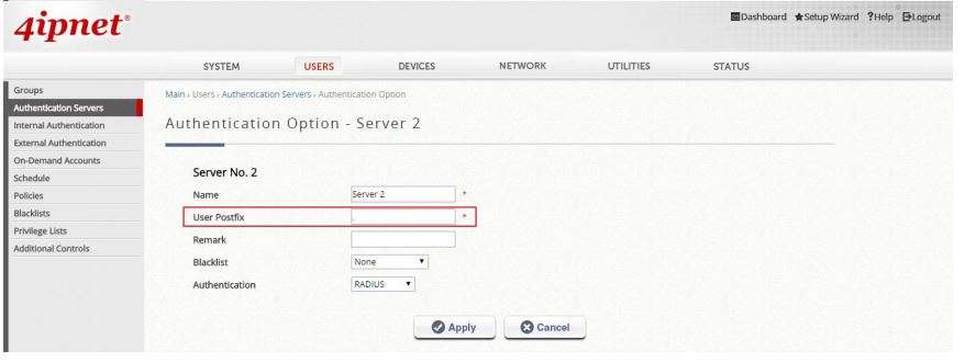 postfijo en el controlador remoto como