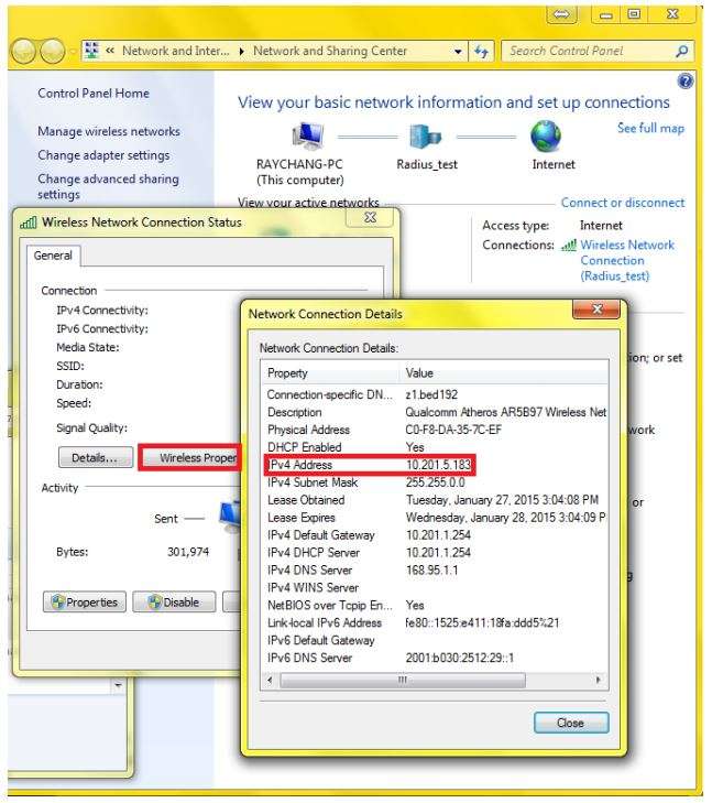 verifica si la dirección IP