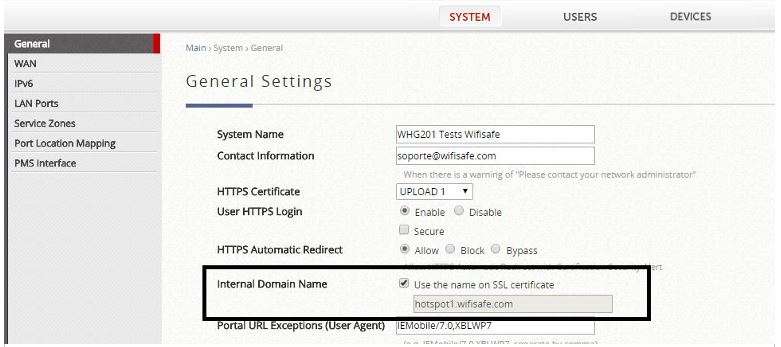 El domain name, es el nombre del certificado