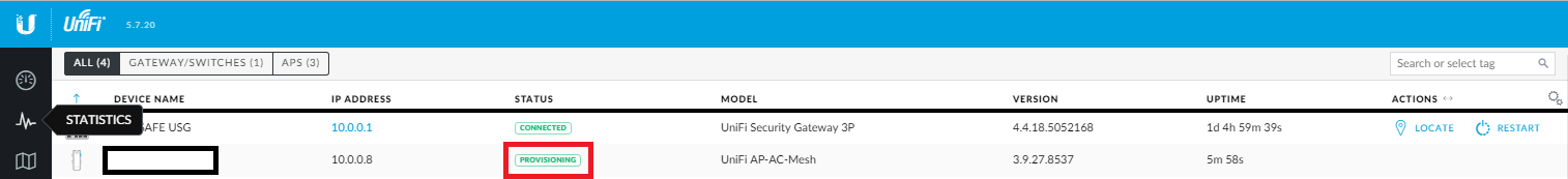 El estado pasará a “Provisioning”