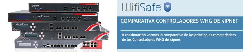 Comparativa Controladores WHG de 4ipnet