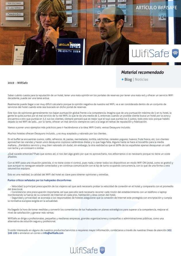 Los hoteles pueden diferenciarse ofreciendo un servicio de WiFi de calidad