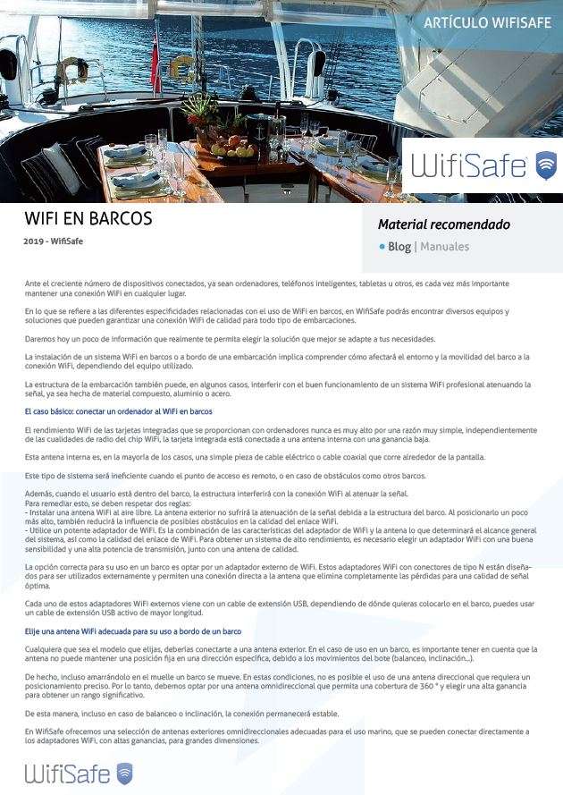 WiFi en barcos