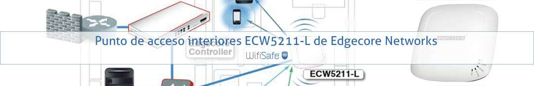 Punto de acceso interiores ECW5211-L de Edgecore Networks