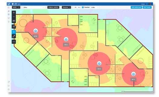 Supervise los AP UniFi y analice el entorno de RF circundante