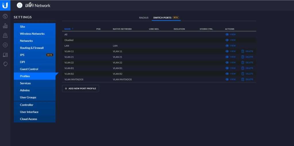 switch ports-Unifi-Ubiquiti-Wifisafe
