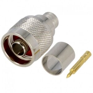 Conector TNC RP Macho para crimpar en cable LLC 400