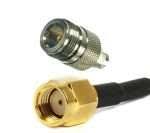 Pigtail de 50cm cable RG316 SMA-RP Macho a N hembra