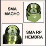 Conversor SMA-RP Hembra a SMA Macho
