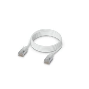 UB UACC-CABLE-PATCH-EL-C6A-2M-W Cable RJ45 de 2 metros blindado con trenzado ultrafino